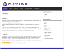 Tablet Screenshot of pk-applets.de